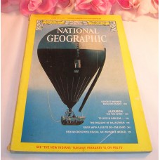 National Geographic Magazine February 1977 Vol 151  No 2 Balloon Audubon Harlem
